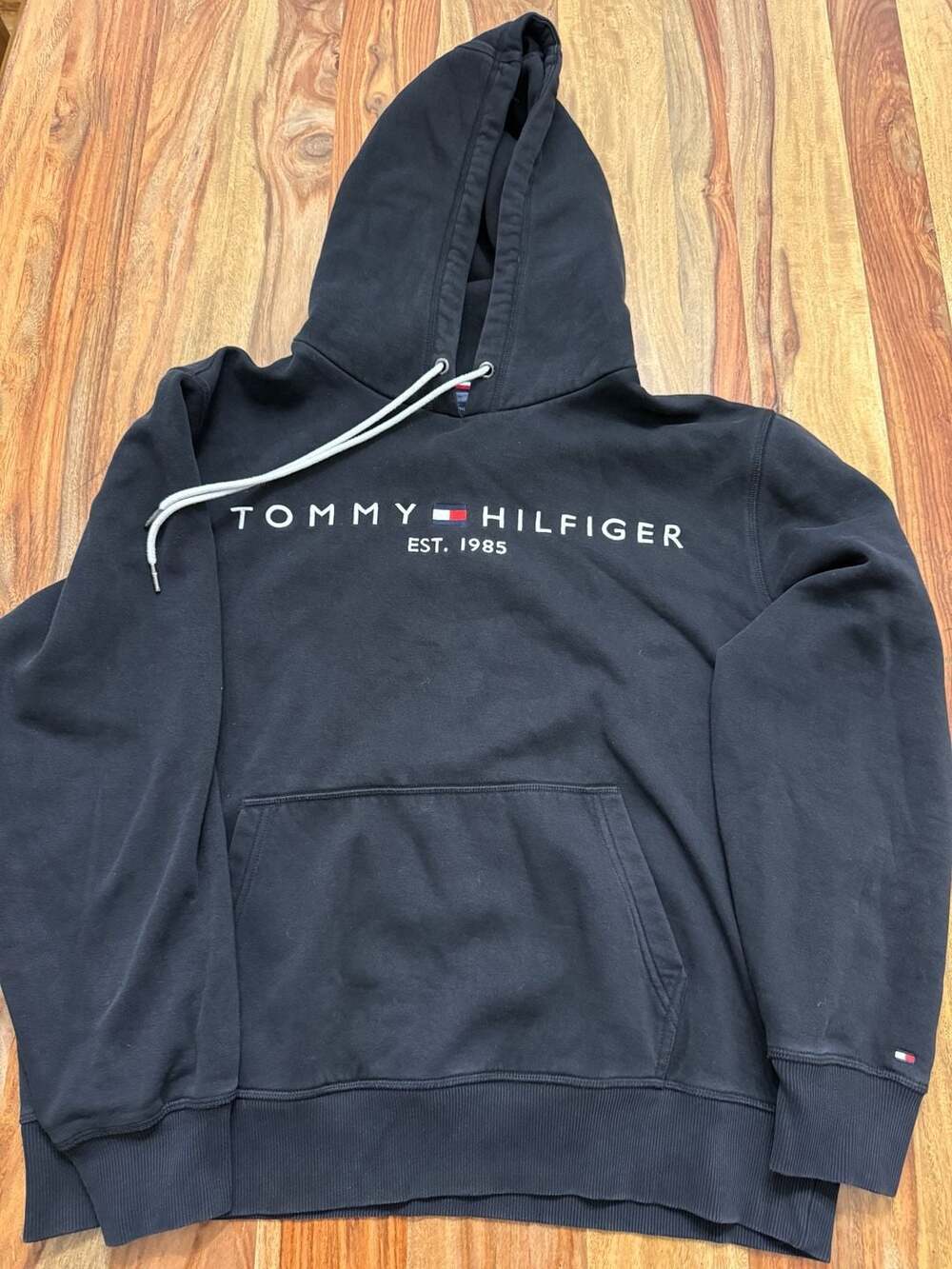 Tommy Hilfiger Men's Embroidered Logo Pullover Hoodie Sz XL